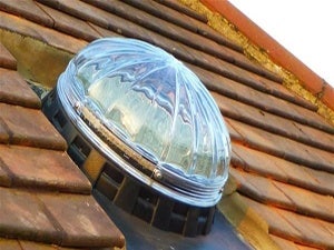 lightway sun tunnel of pitched roof